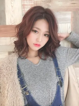 ミディアム パルーザ代表👑 YUYAのヘアスタイル