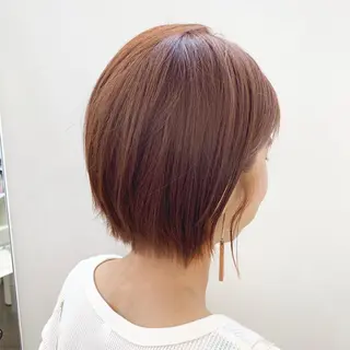 ショート GO TODAY シェアサロン 銀座Arc店所属・デジタルパーマ🫧 韓国風ヘア🫧サクラのヘアスタイル