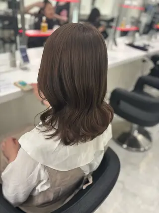 ミディアム カラー ヘアアレンジ 透明感💕今っぽ似合 わせ𝐍𝐨. 𝟏のヘアスタイル
