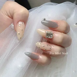 ネイル HANA 長さだしのネイルデザイン