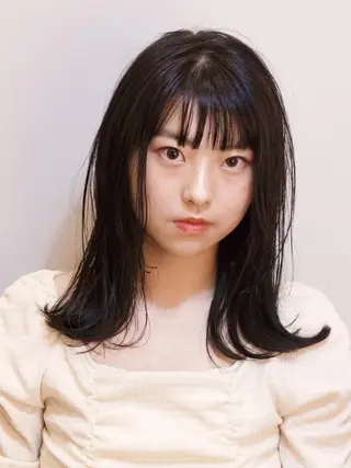 セミロング カラー Nina by Babylone 佐鳴台店（ニナバイバビロン）所属・Nina by Babyloneのヘアスタイル