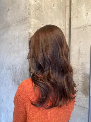 ロング カラー 横浜美容室／暖色系 michika🌹のヘアスタイル