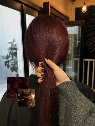 セミロング カラー TAP /金沢市 瀧川優羽 ໒꒱· ﾟのヘアスタイル