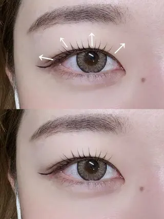 マツエク・マツパ LUNELLA☾ ໋ SANKAのマツエク・マツパデザイン