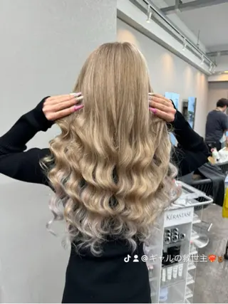 ロング カラー 新越谷ハイトーン/ 透明感カラー/ryuのヘアスタイル