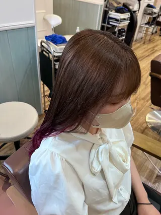 ロング カラー 🐰ハイトーンカラー 畠山　渡🐰のヘアスタイル