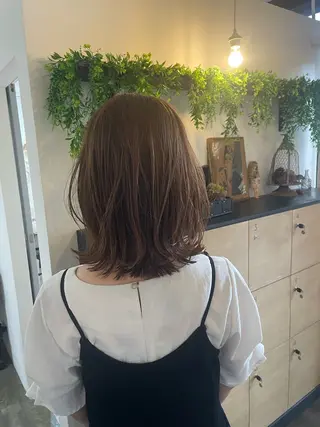 ミディアム カラー モテるブラウンカラー の達人Tomoyaのヘアスタイル