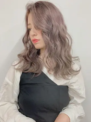 セミロング 韓国風/髪質改善 赤み消し✨junkiのヘアスタイル