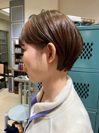 ショート ｼｮｰﾄｶｯﾄ 梅田 山下　すみれのヘアスタイル