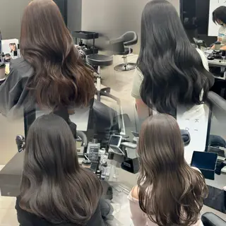 セミロング カラー HARUKI MINATO Japan SENDAI所属・🌈【透明感・韓国 ヘア】がっきー🌈のヘアスタイル