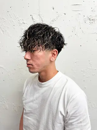 ショート カラー パーマ メンズ 💈メンズ特化💈 TASUKUのヘアスタイル