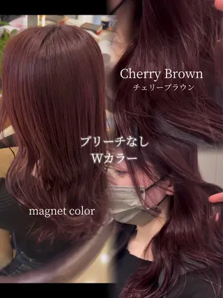 ロング 透明感|ストレート| クロスパーマ|はるかのヘアスタイル