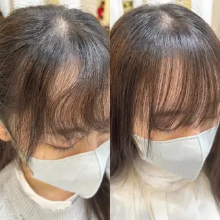 ミディアム カラー パーマ ヘアアレンジ マツエク・マツパ アイブロウ Noah's　Ark所属・透明感カラー🫧ヘア セット🫧松本菜月の眉毛・アイブロウイメージ