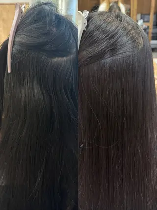 セミロング パーマ 縮毛矯正/艶髪カラー /パーマ/ひふみ🌱のヘアスタイル