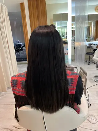 ロング カラー 淡路上新庄/髪質改善 .艶カラー/野口春貴のヘアスタイル