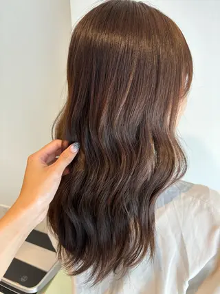 ロング カラー 鈴木 りやのヘアスタイル