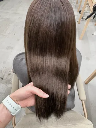 セミロング ♡表参道/透明感 カラー/AOI🪽♡のヘアスタイル