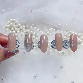 ネイル CC  NaNa ワンホンネイル🌙Nのネイルデザイン