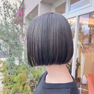 ミディアム カラー SOUPLE 土谷優乃のヘアスタイル