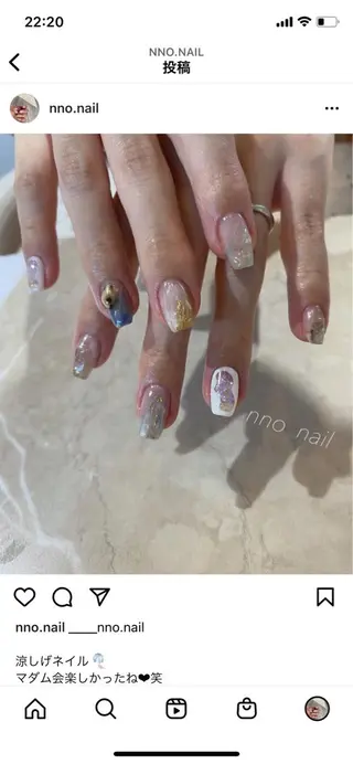 ネイル nno  nail   エヌノネイル所属・nno nailのネイルデザイン