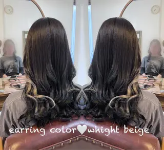 ロング カラー 山崎 翼のヘアスタイル