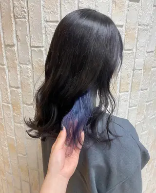 セミロング カラー Juri ジュリのヘアスタイル