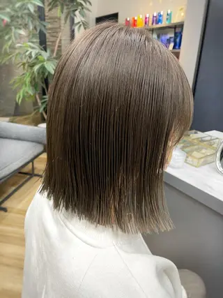 ミディアム 似合わせショート 森岡俊亮のヘアスタイル