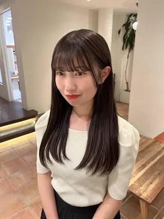 ロング るな/暖色、 ベージュカラー🎀のヘアスタイル