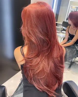 ロング 韓国ヘア🇰🇷 YURIYAのヘアスタイル