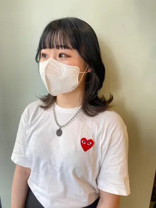 ミディアム カラー ヘアアレンジ 'AXIS nagoya所属・'AXIS江森 美空のヘアスタイル