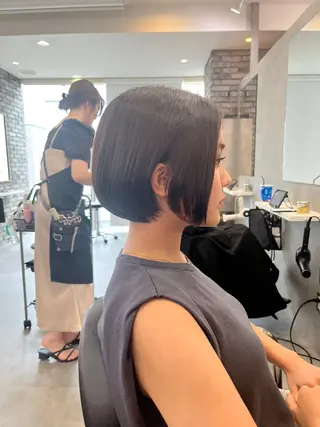 ショート カラー ロエ平尾山荘所属・ショート/ハイライト /平尾/薬院/綜一郎のヘアスタイル