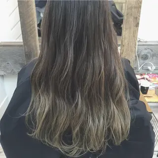ロング カラー 前髪顔周り✂️店長 ❤️アマミヤ❤️のヘアスタイル