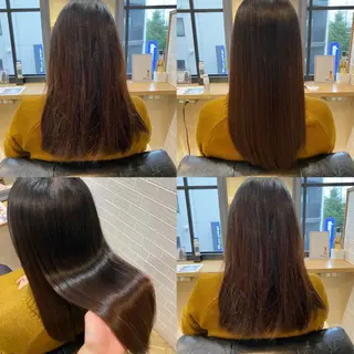 ロング カラー 艶カラー/韓国顔周り 🎀mamiのヘアスタイル