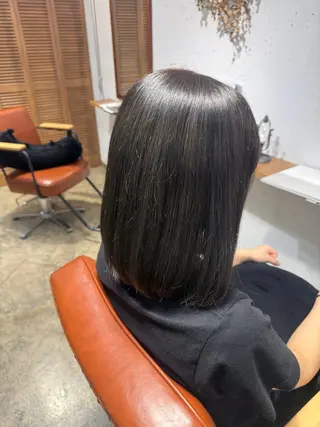 ミディアム カラー ワンカラーモデル🎀 /大庭 夏音のヘアスタイル