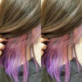 セミロング カラー grow上野御徒町【グロウ】所属・ブリーチ・ハイトーン 特化🎉内山のヘアスタイル