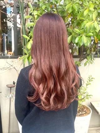 ロング カラー 竹内 春奈のヘアスタイル