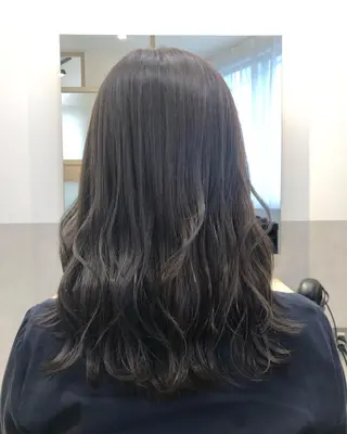 セミロング カラー 西野 美空🍊のヘアスタイル