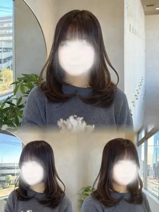 ミディアム 🫖Eleanor Aya🥞のヘアスタイル