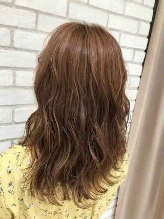 セミロング カラー 上尾/ママ美容師🫧 𝐌𝐞𝐢のヘアスタイル