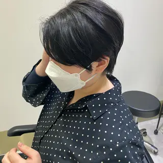 ショート カラー パーマ ヘアアレンジ いわい せよりのマツエク・マツパデザイン