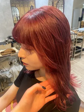 セミロング カラー Ly a jitto  【リーアジット】所属・maho🦋🫧 Ly a jittoのヘアスタイル