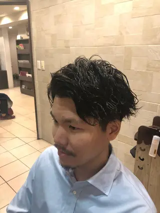 パーマ メンズ 💈大人の渋髪💈 店長　大橋侑弥のヘアスタイル