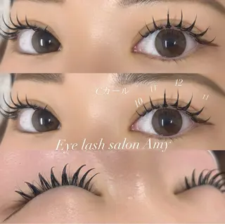 マツエク・マツパ Amy by CHANCE【エイミー】所属・エイミー FUKAのマツエク・マツパデザイン