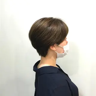 ショート ブリーチなし/レイヤ ー特化🌈Tommyのヘアスタイル