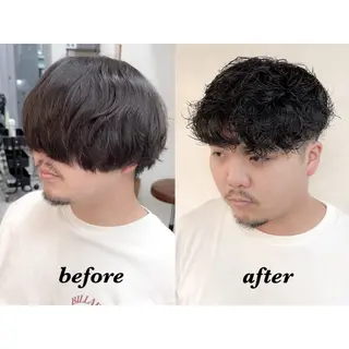 パーマ メンズ キヨ メンズカット/パーマのヘアスタイル