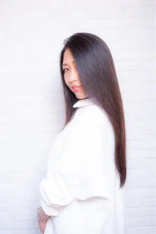 ロング コテ巻きパーマ/韓国 パーマ/佐野のヘアスタイル