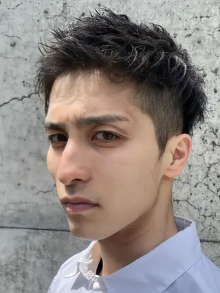 ショート パーマ メンズ 11.12月限定割引 fifth前比嘉💥のヘアスタイル