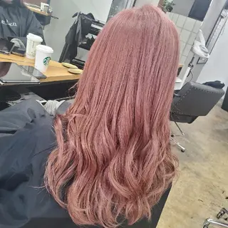 ロング カラー Le Lien カジのヘアスタイル