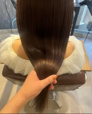 ロング 山村 野々羽のヘアスタイル