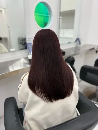 ロング カラー 中韓レイヤー/ ブラウン🤎はやとのヘアスタイル